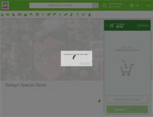 Tablet Screenshot of food-showcase.com